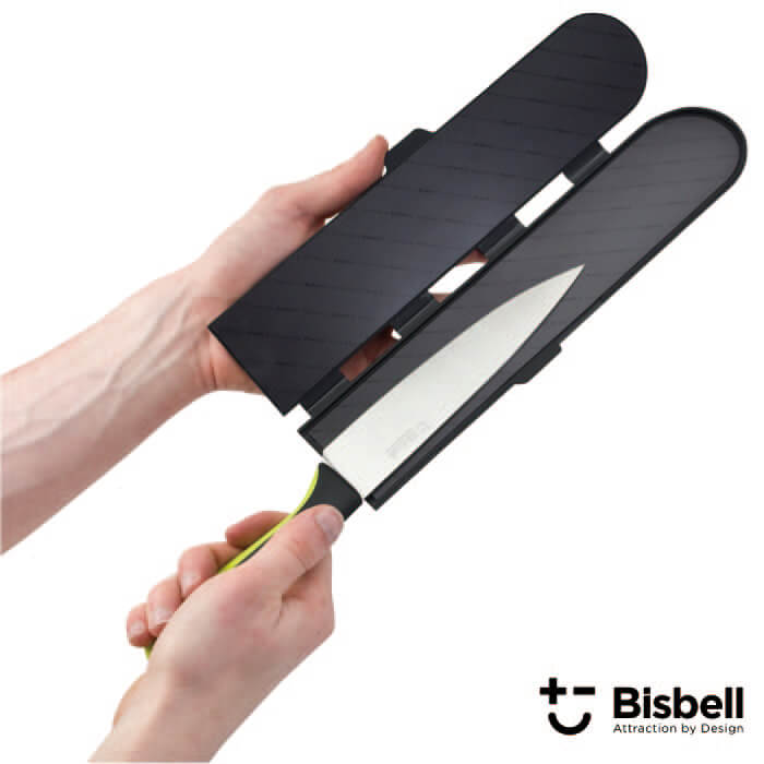 ビスベル BISBELL マグネット包丁カバーPP L(大) 包丁ケース ナイフ シース Magnetic Blade Guard【刃の保護/収納/保管に/汎用ナイフカバー/さや/鞘/エッジガード/ナイフスリーブ/アウトドア/キャンプ】【保管や持ち運びに便利な包丁ケース】【動画】