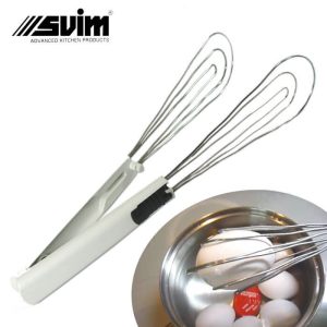 スヴィム SVIM フーディー(多目的/万能トング/卵つかみ/ギリシャ製/ターナー) トング+泡だて器+フライ返し 白【動画】