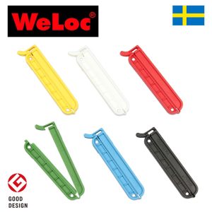 ウェーロック WeLoc ウェーロッククリップイットPA70mm アソート 6個セット スウェーデン製 WeLocCLIP-it(クロージャー、キッチンクリップ、袋止め)