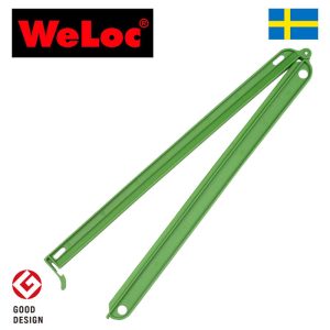 ウェーロック WeLoc ウェーロッククリップイット PA320 緑 特特大 スウェーデン製 WeLocCLIP-it(クロージャー、キッチンクリップ、袋止め、業務用)
