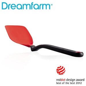 ドリームファーム Dreamfarm 「チョップラChopula」フレキシブルターナー(フライ返し) 赤【動画】