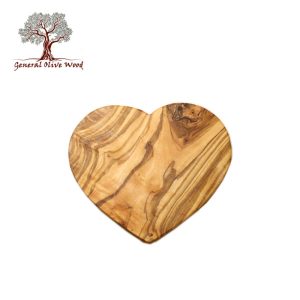 ジェネラルオリーブウッド General olive Wood オリーブの木 ハート型カッティングボード 17cm #GB035【まな板/一枚板 】【動画】