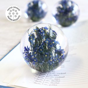 ハフォドグレンジHafodGrange 花文鎮フラワーペーパーウエイト S 忘れな草(ForgetMeNot) HG18S【動画】