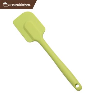 ユーロキッチン eurokitchen 一体型シリコンスパチュラ スタンダード 大 グリーン シリコンへら【ハンドクリーナー オールシリコン】