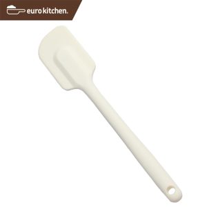 ユーロキッチン eurokitchen 一体型シリコンスパチュラ スタンダード 中 白(ホワイト) シリコンへら【ハンドクリーナー オールシリコン】