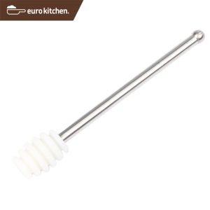 ユーロキッチン eurokitchen シリコンヘッドハニーサーバー 白 蜂蜜マドラー【ハニーディッパー/はちみつディッパー】