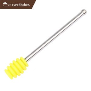 ユーロキッチン eurokitchen シリコンヘッドハニーサーバー 黄 蜂蜜マドラー【ハニーディッパー/はちみつディッパー】
