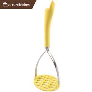 ユーロキッチン eurokitchen シリコンポテトマッシャー イエロー(黄)【マッシュポテト/ポテトサラダ/じゃがいも/業務用/かぼちゃ/さつまいも/スイートポテト】