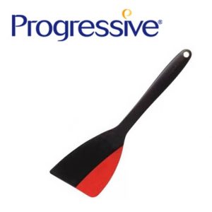 プログレッシブ Progressive デュアルスパチュラ フライ返し 小 (シリコンへら&ナイロンターナー) PATENTED【ハンドクリーナー】【動画】【特価品】