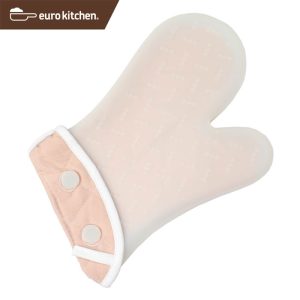 ユーロキッチン eurokitchen シリコン鍋つかみ シリコンミトン スモーキーピンク【オーブンミット】