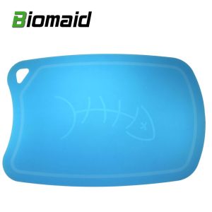 バイオメイド Biomaid TPUカッティングボード★キズが付きにくい新素材まな板★ ブルー(魚)【動画】