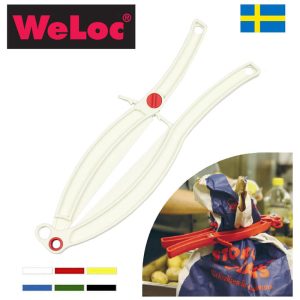 ウェーロック WeLoc ウェーロッククリップイット グリッパーGripper PA150 白(大型クロージャー、キッチンクリップ、袋止め、業務用、全6色)フレコンバッグ・大袋用クリップ【動画】