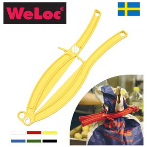 ウェーロック WeLoc ウェーロッククリップイット グリッパーGripper PA150 黄(大型クロージャー、キッチンクリップ、袋止め、業務用、全6色)フレコンバッグ・大袋用クリップ【動画】