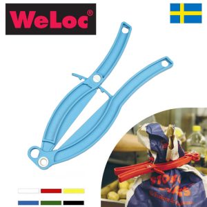 ウェーロック WeLoc ウェーロッククリップイット グリッパーGripper PA100 青(大型クロージャー、キッチンクリップ、袋止め、業務用)フレコンバッグ・大袋用クリップ【動画】