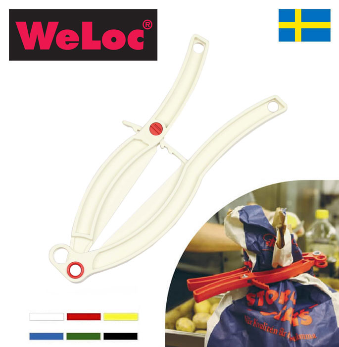 ウェーロック WeLoc ウェーロッククリップイット グリッパーGripper PA100 白(大型クロージャー、キッチンクリップ、袋止め、業務用)フレコンバッグ・大袋用クリップ【動画】