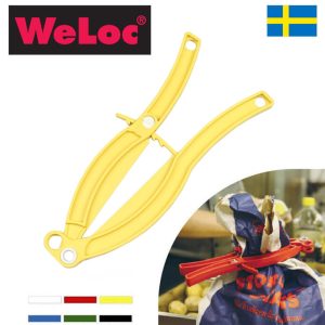 ウェーロック WeLoc ウェーロッククリップイット グリッパーGripper PA100 黄(大型クロージャー、キッチンクリップ、袋止め、業務用)フレコンバッグ・大袋用クリップ【動画】