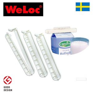 ウェーロック WeLoc ウェーロッククリップイットPA110S 牛乳パック用クリップ3個セット 白 スウェーデン製 WeLocCLIP-it【紙・牛乳パック口留め用クリップ・キャップ・蓋】