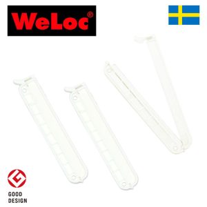 ウェーロック WeLoc ウェーロッククリップイットPA110mm 白 3個セット スウェーデン製 WeLocCLIP-it(クロージャー、キッチンクリップ)【珈琲/カフェ/コーヒー/コーヒーパック】