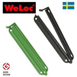 ウェーロック WeLoc ウェーロッククリップイットPA150mm 緑黒 2個セット スウェーデン製 WeLocCLIP-it(クロージャー、キッチンクリップ、袋止め)【珈琲/カフェ/コーヒー/コーヒーパック】