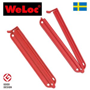 ウェーロック WeLoc ウェーロッククリップイットPA150mm 赤 2個セット スウェーデン製 WeLocCLIP-it(クロージャー、キッチンクリップ、袋止め)【珈琲/カフェ/コーヒー/コーヒーパック】