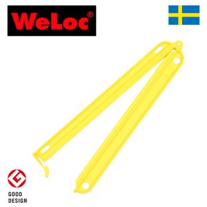 ウェーロック WeLoc ウェーロッククリップイットPA220 黄 特大 スウェーデン製 WeLocCLIP-it(クロージャー、キッチンクリップ、袋止め)