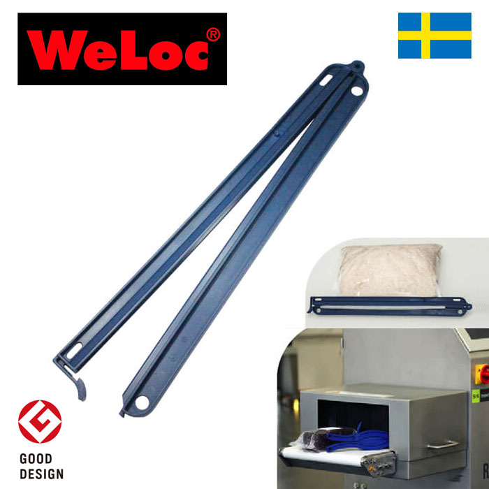 ウェーロック WeLoc 金属探知機用クリップイット POM320FD-DB ダークブルー 特特大320mm スウェーデン製 WeLocCLIP-it(クロージャー、キッチンクリップ、袋止め)【業務用/金属探知機用（金探用）/非破壊検査機器/Ｘ線検査機対応】